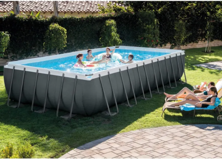 Kit Piscine Ultra XTR rectangulaire Tubulaire (l) 7,32 x (l) 3,66 x (h) 1,32m Unique 7,32 x 3,66 x 1,32 m