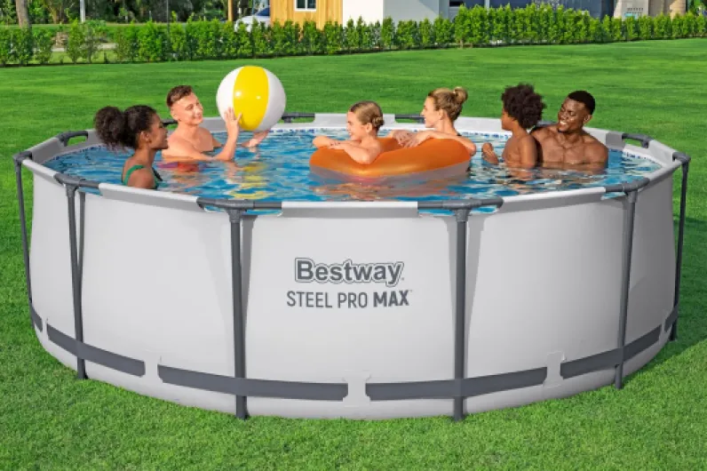 Piscine hors sol ronde Steel Pro Max 366 x 100 cm simple