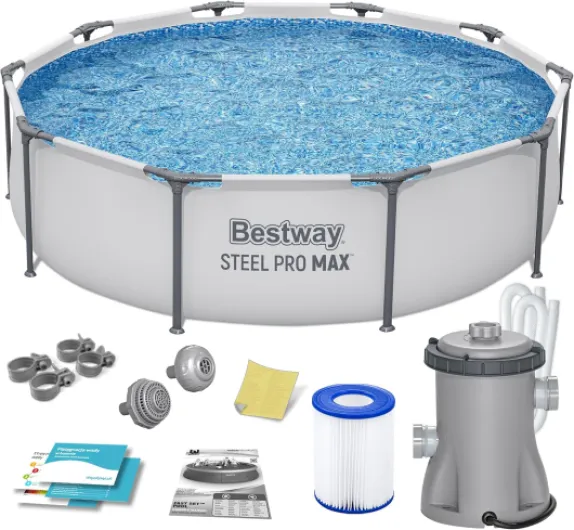 Steel Pro Max 10" x 30" / 3,05 m x 76 cm Pool Set