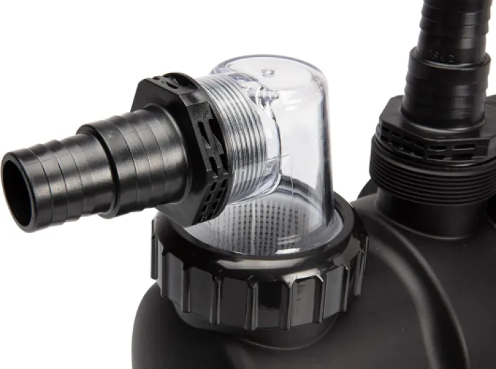 Steinbach 040920 SPS 75-1 Pompe de Filtration Auto-amorçante sans minuteur, Noir,Argent Classique 8.500 l/h