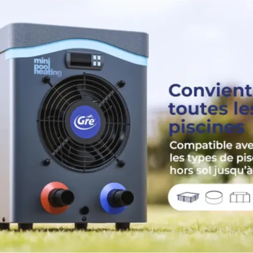 Test Gre Mini Pompe à Chaleur HPM40 : chauffer une piscine hors-sol sans se ruiner en électricité