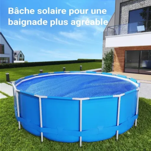 Test WilTec Bâche à Bulles Solaire Ø 3,6 m 400 µ : plus costaud que les bâches basiques Intex