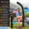 Test KESSER Douche Solaire Courbe 35L : la douche de jardin qui fait le job sans électricité