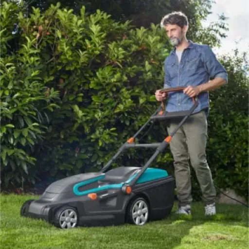 Test Gardena PowerMax 1800/42 : une tondeuse électrique qui fait le job sans trop de chichi