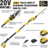 Test Alloyman Taille-haie télescopique 2-en-1 : un combo pas parfait mais bien pratique pour le jardin