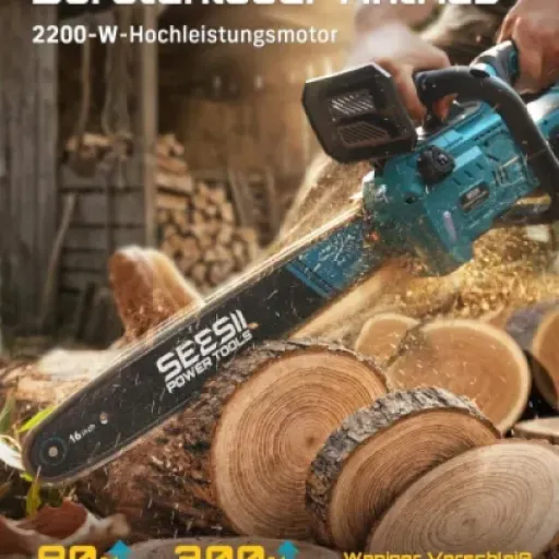 Test Seesii 16" à batterie : la tronçonneuse qui fait le job sans se ruiner les bras