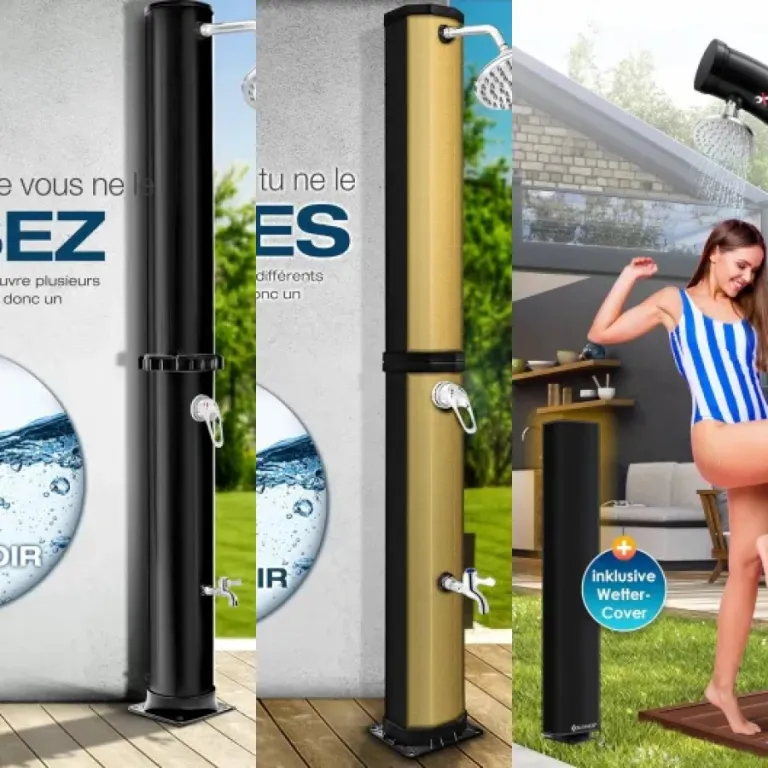 Top 5 : meilleurs douches solaires de jardin (2026)