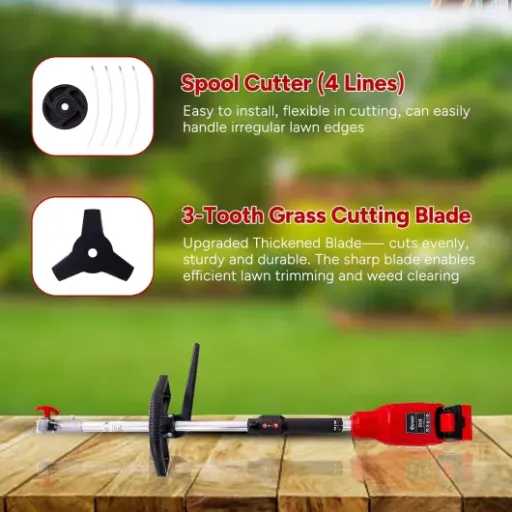 Avis Outil Multifonctions sans Fil 4en1 OUTIGO : un seul appareil pour débroussailler, couper et tailler au jardin
