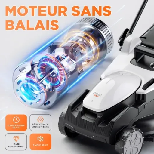 Avis Litheli Tondeuse à Gazon sans Fil 37 cm : une tondeuse batterie pensée pour les petits jardins