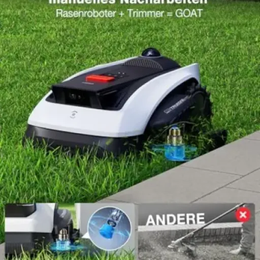 Avis ECOVACS Goat O1200 LiDAR Pro : le robot tondeuse qui veut se passer de câble périmétrique
