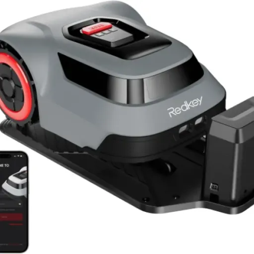Avis Redkey MGC500 Robot Tondeuse : un modèle filaire malin et connecté pour petits jardins