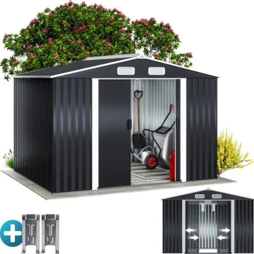 Avis Gardebruk Abri de Jardin métal XXL 5m² : du rangement pas cher mais qui demande de la patience au montage