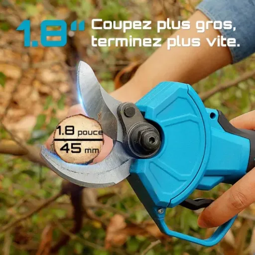Avis Seesii PS041Pro : un sécateur électrique 2-en-1 pour tailler haut et large sans se ruiner le dos