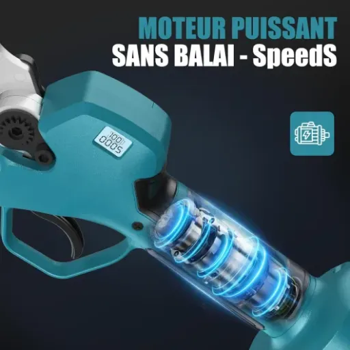 Avis RINOXAR VerdeCut-Blue : un sécateur électrique costaud pour tailler sans se fatiguer