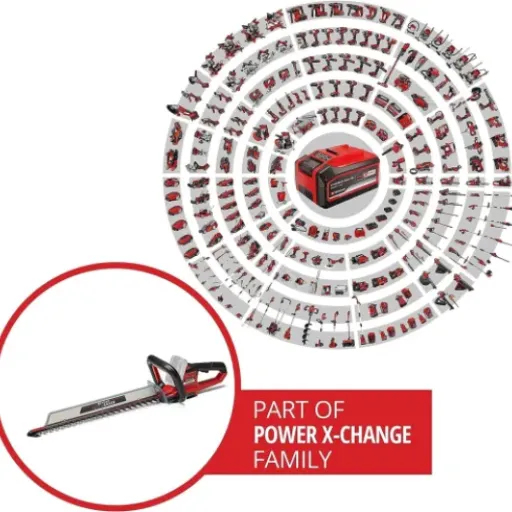 Avis Einhell ARCURRA 18/55 Solo : le taille-haies sans fil qui mise tout sur le système Power X-Change
