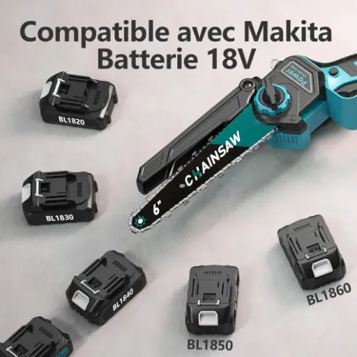 Avis VIWKO Mini Tronçonneuse 6 pouces : une élagueuse sans fil compacte et bien équipée