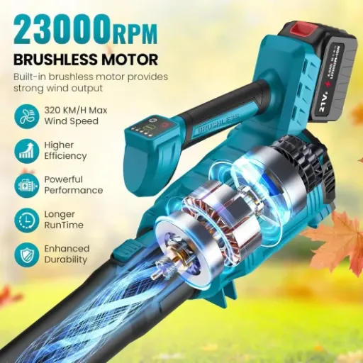 Avis Souffleur Batterie 21V IERAKOR : un souffleur sans fil puissant et simple pour l’entretien du jardin