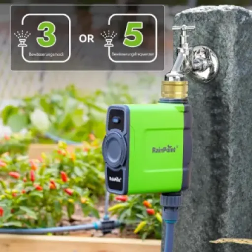 Avis RAINPOINT Programmateur Arrosage WiFi : un minuteur connecté complet pour piloter son jardin à distance