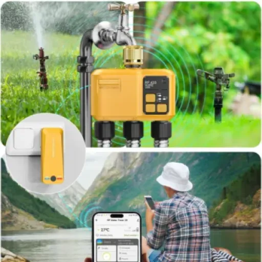 Avis Programmateur Arrosage Connecté 3 Voies Shrivee : un arrosage multi-zones qui mise sur le WiFi et la radio