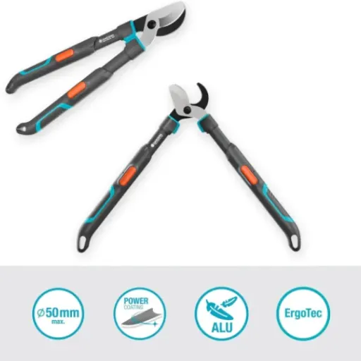 Avis Gardena Cisaille à branches TeleCut Pro S : la coupe puissante pour bois frais jusqu’à 50 mm