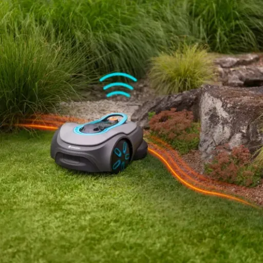 Avis Gardena Smart SILENO Free Set 1100 m² : le robot tondeuse qui veut se passer de câble périphérique