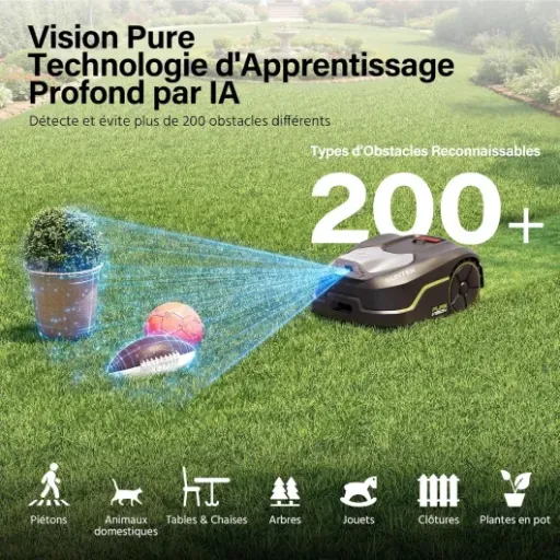Avis SUNTEK SRM2060 : le robot tondeuse sans fil périphérique qui mise tout sur l’IA et la caméra