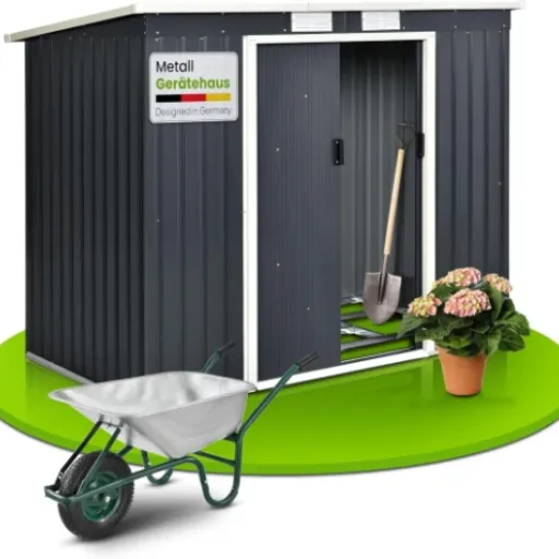 Avis Juskys Abri à Outils métal 4 m³ : un cabanon pas cher mais pas sans concessions