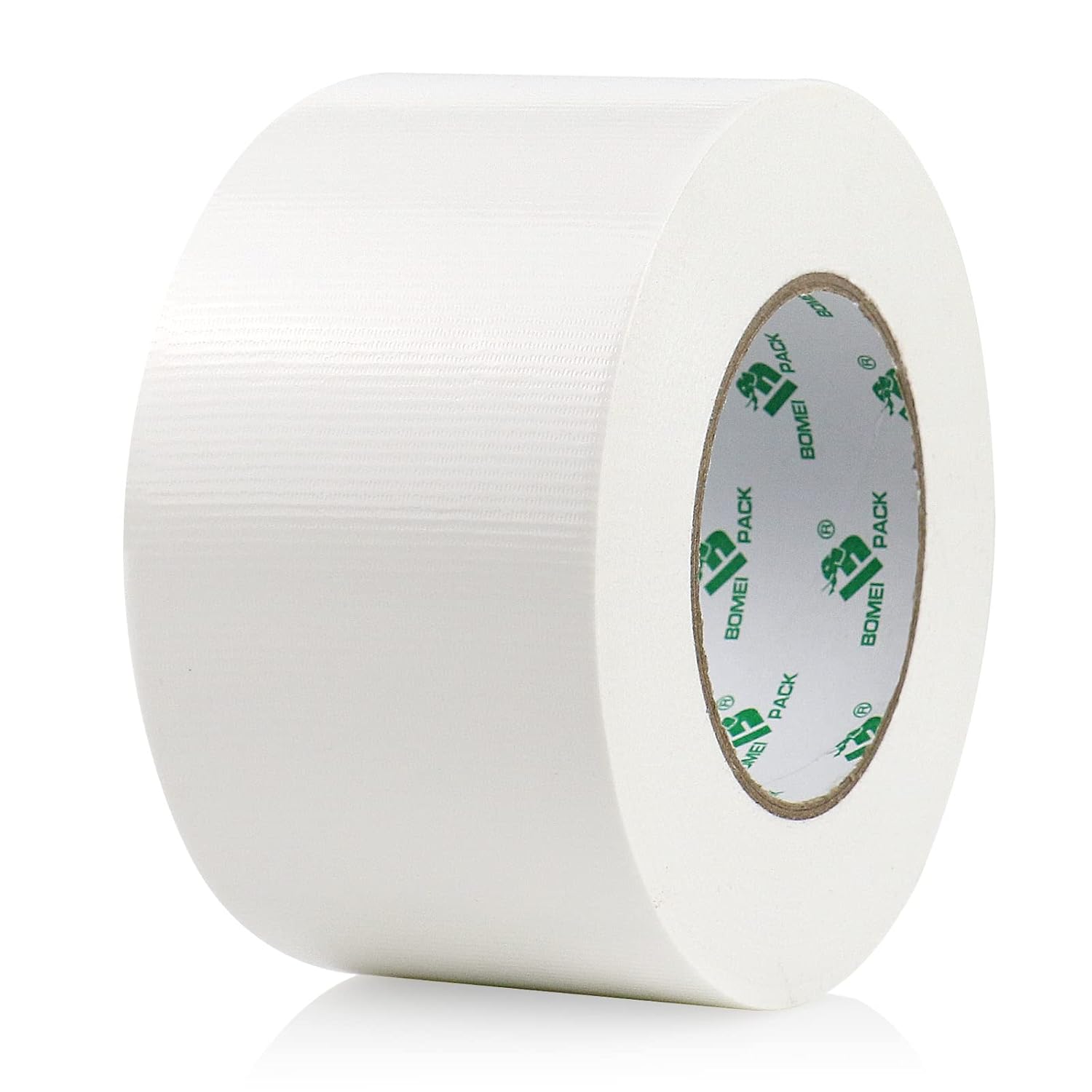Universal - Ruban Adhésif Toilé Blanc, Heavy Duty Duct Tape 75MM x 50M pour les travaux de réparation, fixation, de scellage, d'étiquetage et de rénovation