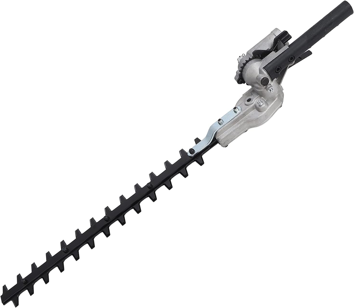 Tête de Taille-haie, Accessoire Taille-haie Universel, Double Action Articulée, Lame de Taille-haie en Acier au Manganèse 65 pour Débroussailleuses Tondeuses de Jardin, Diamètre