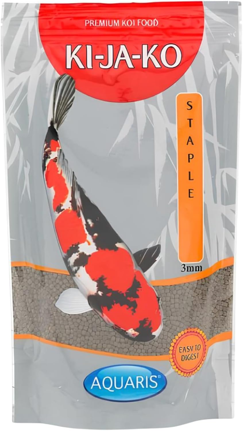 Staple Nourriture pour carpes koï 1 kg/3 mm Pellets flottants pour Toute l'année avec vitamines et minéraux pour Une santé optimale