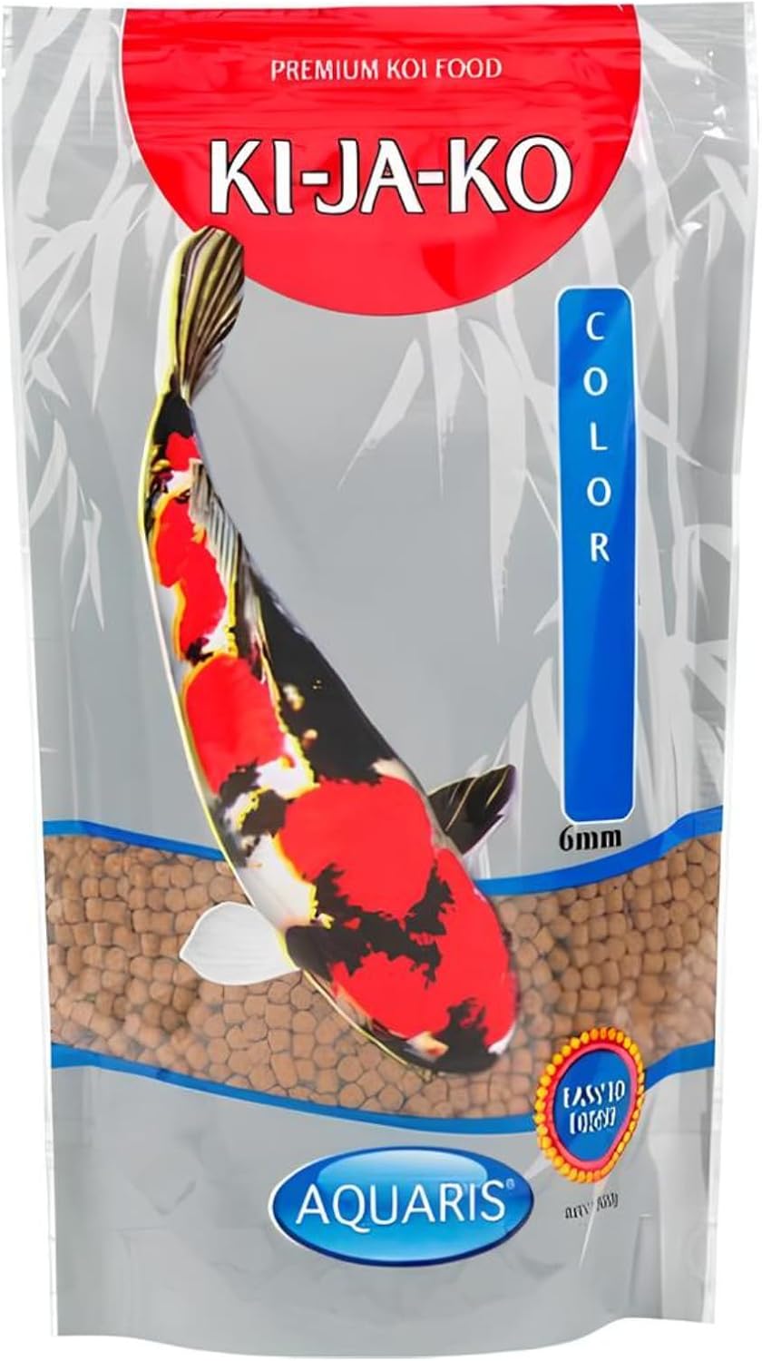 Color - Nourriture pour carpes koï 1 kg / 6 mm - Nourriture enrichi en astaxanthine et en Paprika pour Intensifier la Couleur et Soutenir la Pigmentation Naturelle des carpes koï.