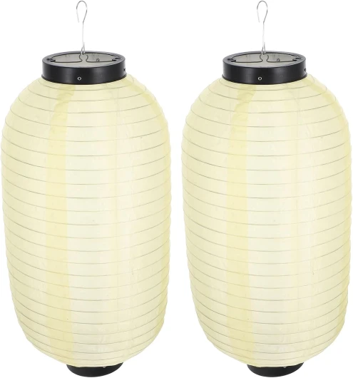 4 Pièces Lanterne Japonaise en Soie Lanterne D'extérieur Japonaise Décor De Jardin Chinois Fête Japonaise Libérer dans Lanterne Asiatique Ramens Manquer Style Occidental Veilleuse