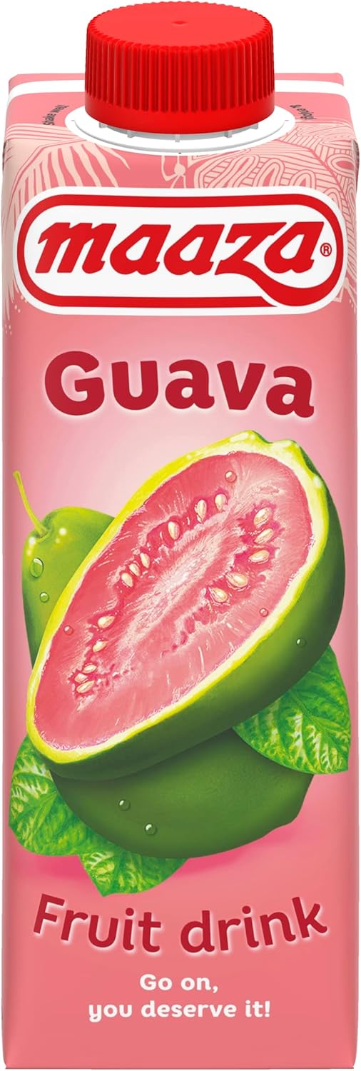 Maaza Guava Fruit Drink, Jus de fruits à savourer, 8 paquets (8x330ml)
