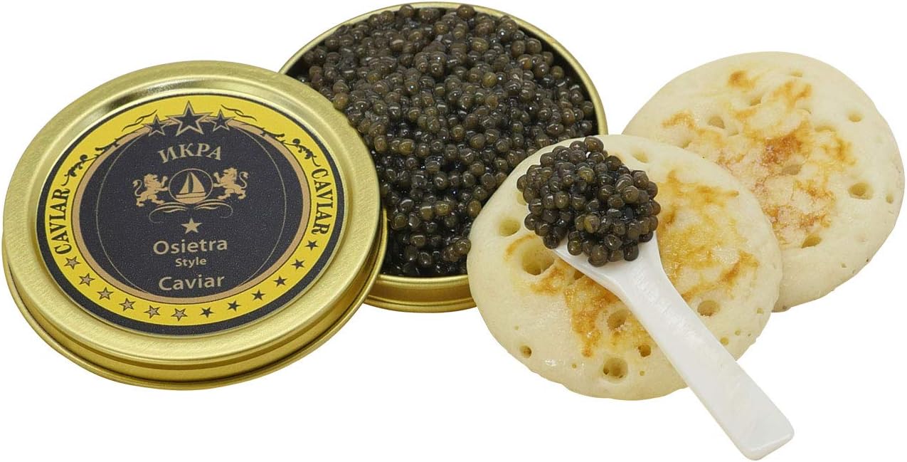 Sepehr Dad Osietra Caviar Select - Cuillère en nacre gratuite - Elevage UE - 50g