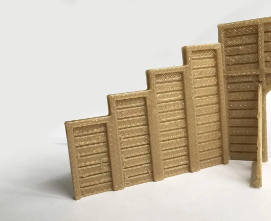 Outland Models Lot de 4 murs de soutènement en bois pour tunnel portail Z