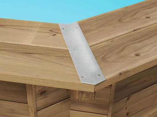 Cache Angle pour Piscine Bois - Lot de 8