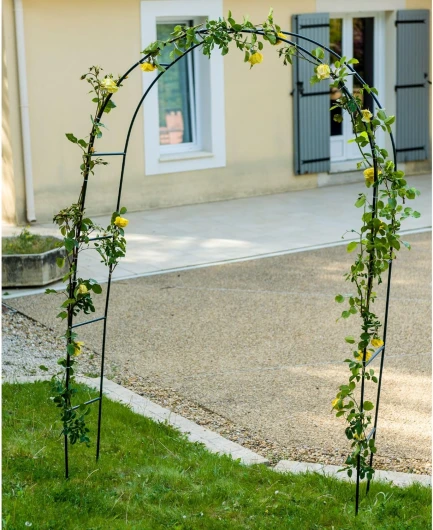 Gloriette en métal 240x140x37cm