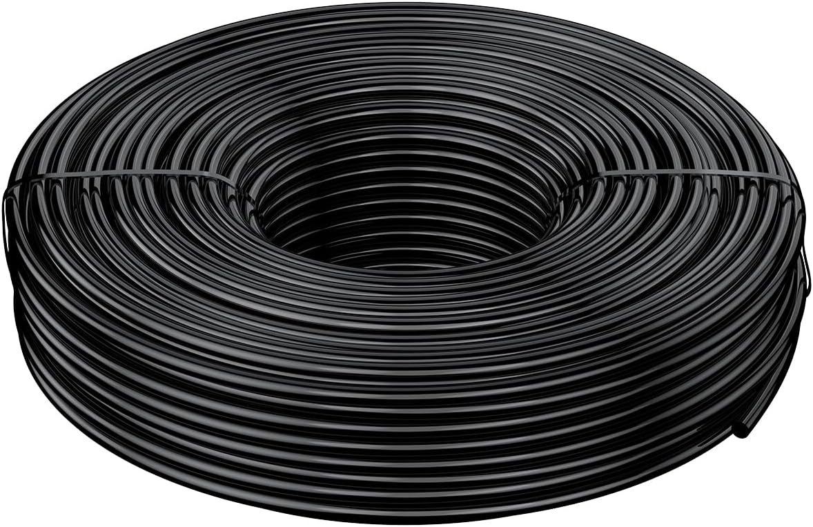 30 M Tubulure d'irrigation goutte à goutte 4-6 mm, pour système d'arrosage, tuyau micro goutte PVC noir, rouleau pour jardin, pièce d'irrigation