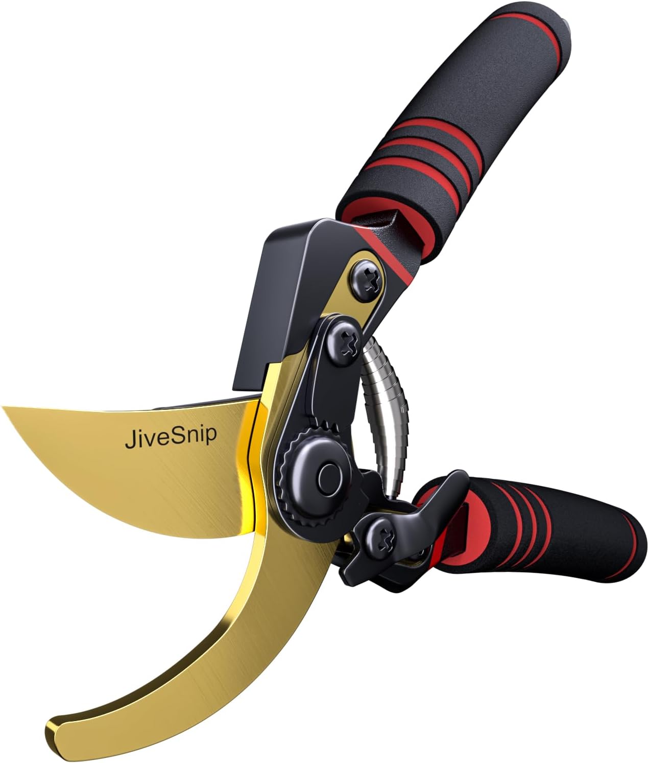 JiveSnip Ciseaux de Jardin en Titane de Qualité Supérieure - Taille d'ouverture Réglable - Sécateur Professionnel Pour Plantes, Haies et Fleurs Secateurs