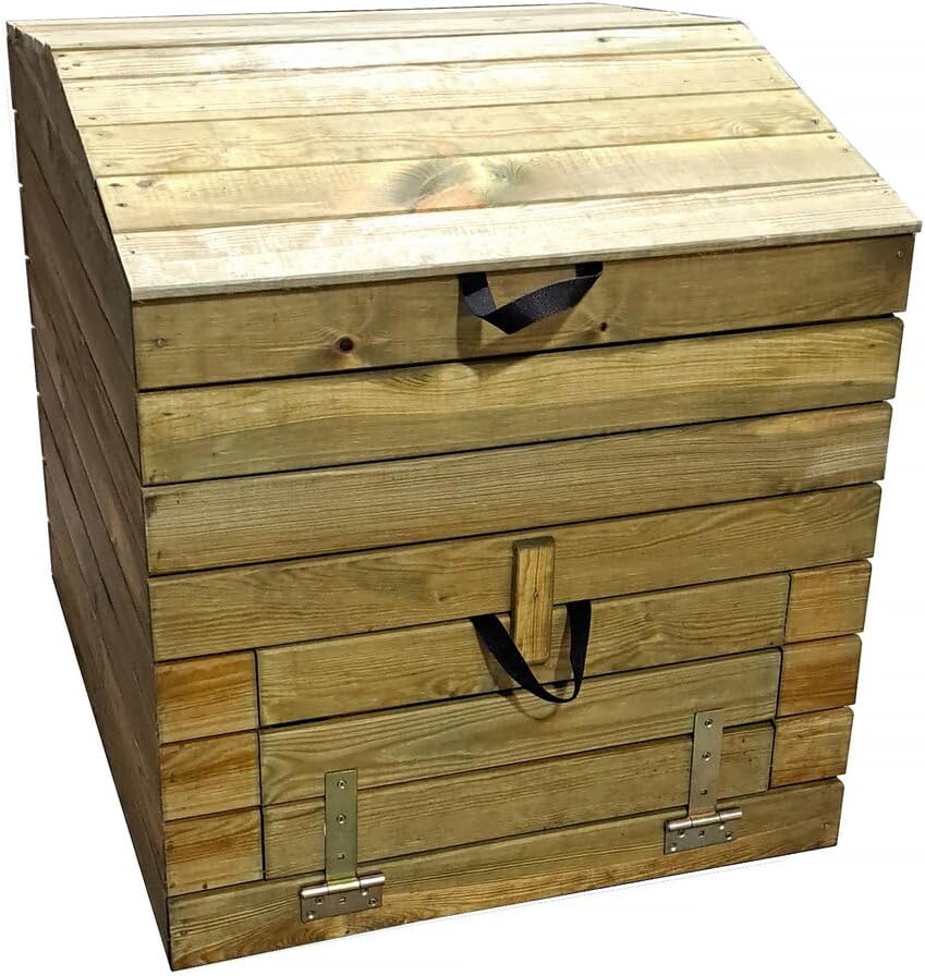 Composteur en bois 500L "Douglas" 80 x 80 x 85 cm