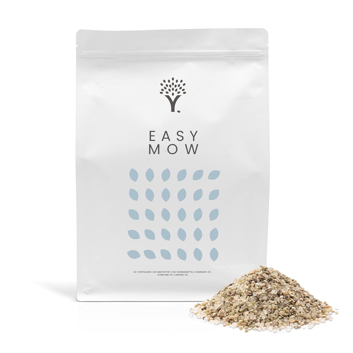 Easy Mow Engrais Gazon Longue Durée 250 m² - Avec Libération Contrôlée sur 3 Mois - Appliquer une Fois pour Toute la Saison - Sans danger pour les enfants et les animaux domestiques 250m²