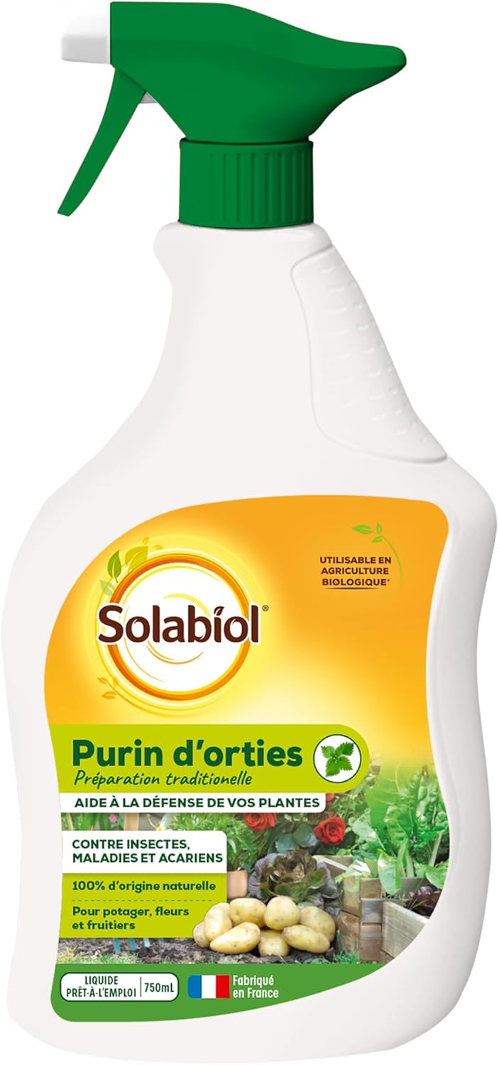 Purins d'Orties - Renfort Protecteur - Pulvérisateur 1L - Contre Pucerons Acariens Mildiou & Oïdium SOPORPAL1