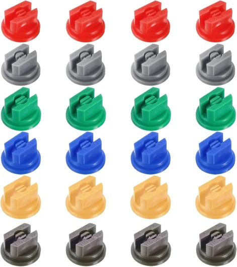 Kinoco Buses de Pulvérisation Agricole en Éventail, 110 Degrés, Lot de 24 Pièces, 6 Couleurs