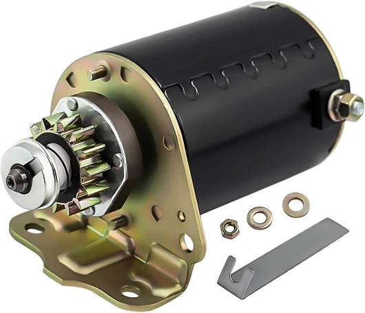 MaXpeedingrods Démarreur moteur 12V 14 Dents 693551 593934 pour John Deere pour Briggs & Stratton Lawn
