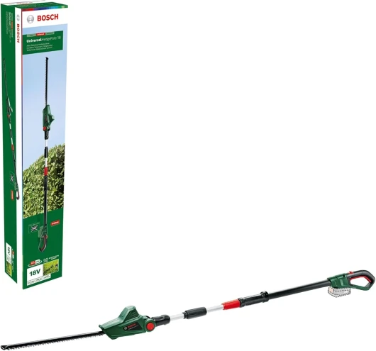 Home and Garden taille-haies télescopique sans fil UniversalHedgePole 18 (sans batterie, système 18 Volt, dans carton) 06008B3001 Vert Taille-haie télescopique - sans batterie