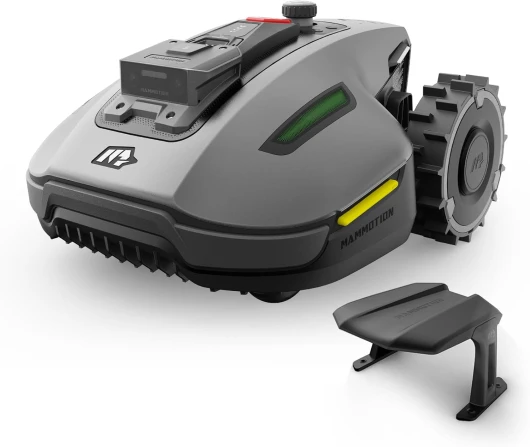 YUKA Mini 700 Robot Tondeuse sans Fil Périphérique, NetRTK+Vision, Aucune Antenne RTK Requise, Recommandé 700 m², Pente à 50%, Cartographie Automatique, avec Module 4G YUKA mini 700(Garage Gratuit)
