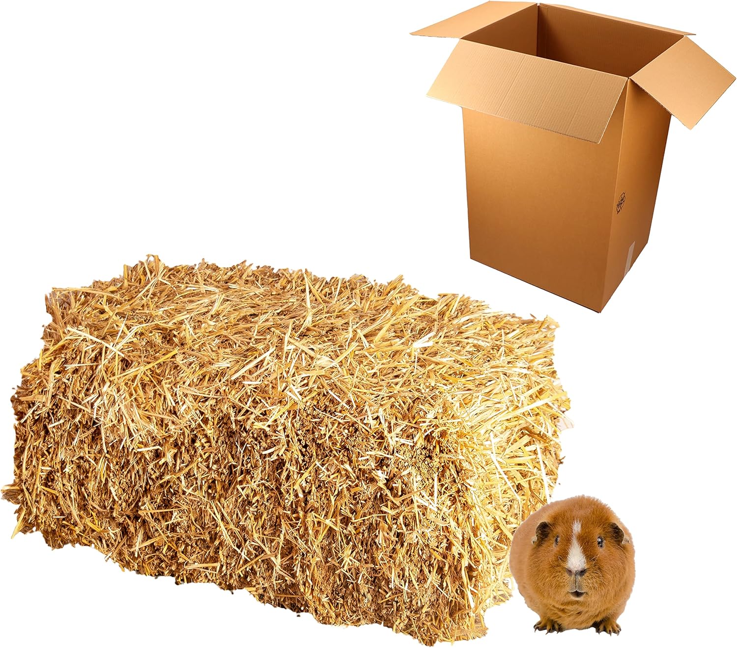 Elmato 12003 Botte de paille - 50x40x60 cm - Qualité Extra