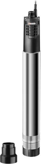 Pompe immergée de forage 6000/5 inox automatic Premium : pompe de puits, débit de 6000 l/h, pompe immergée automatique avec protection intégrée contre la marche à sec (1499-20) jusqu'à 6000 l/h avec fonction automatique
