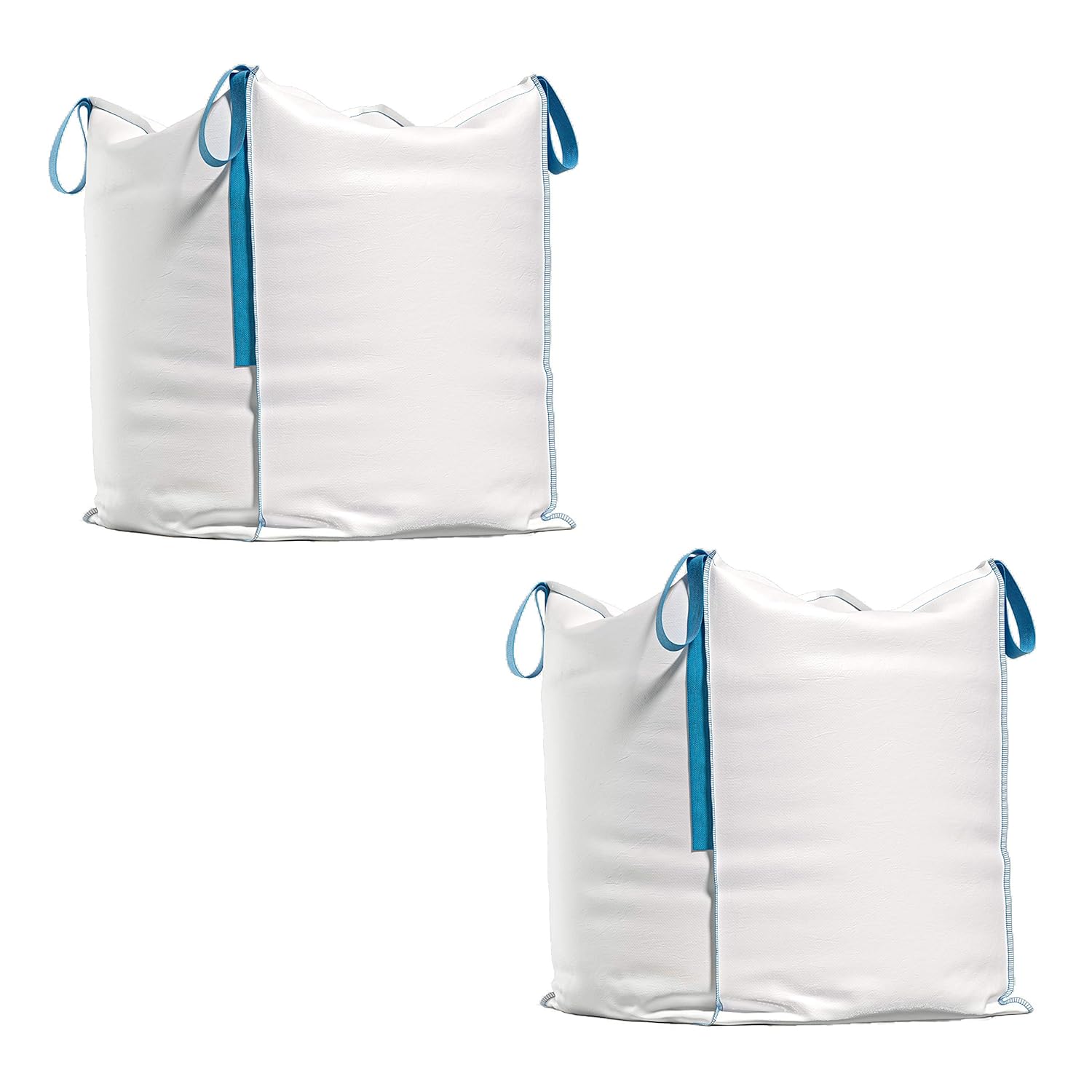 Big Bag Sac de transport pour gravats, bois, déchets de jardin, sable, etc - 90 x 90 x 90 cm, capacité de charge 1000 kg (2)