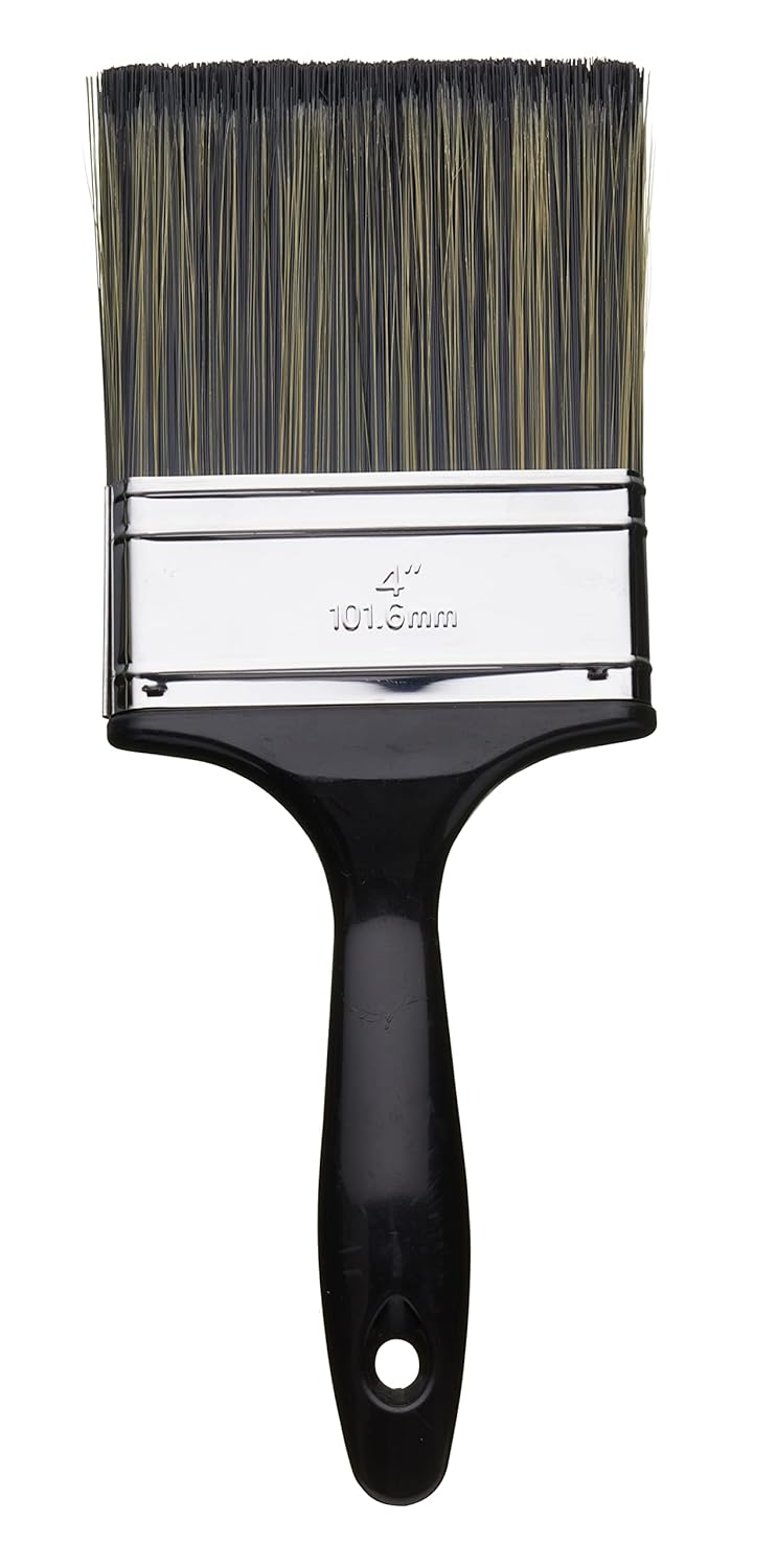 ProDec Pinceau pour application de lasure, traitement du bois, vernis sur surfaces en bois extérieures, clôtures, abris, bâtiments, mobilier, pour bois scié lisse, poncé et brut, 100 mm